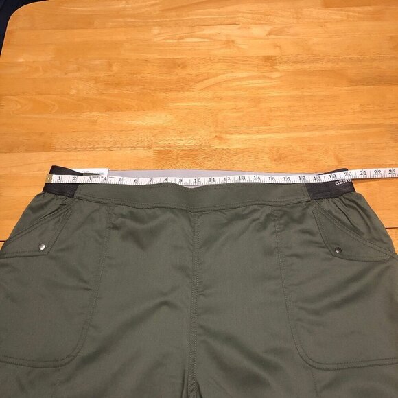 NWT Dickies Women Wide Leg Pull On Pants Moisture Odour Control Khaki Green XXL - Picture 12 of 14